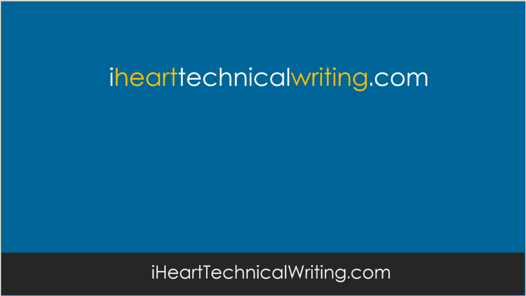 Technical Writing Tools