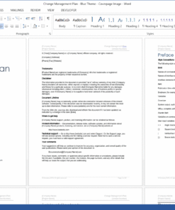 Change Management Plan Template (MS Office) – Technical Writing Tools