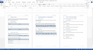 Database Design Document Template (MS Word) – Technical Writing Tools