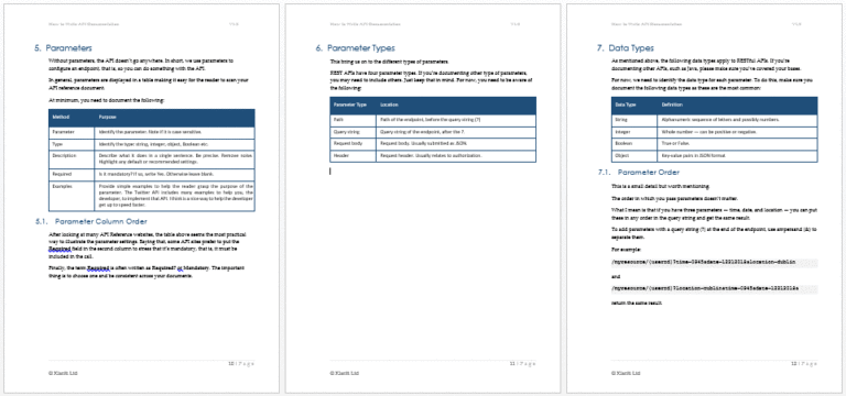 API Template (MS Word) + Tutorial – Technical Writing Tools