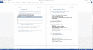 Release Notes Templates (MS Word) – Technical Writing Tools