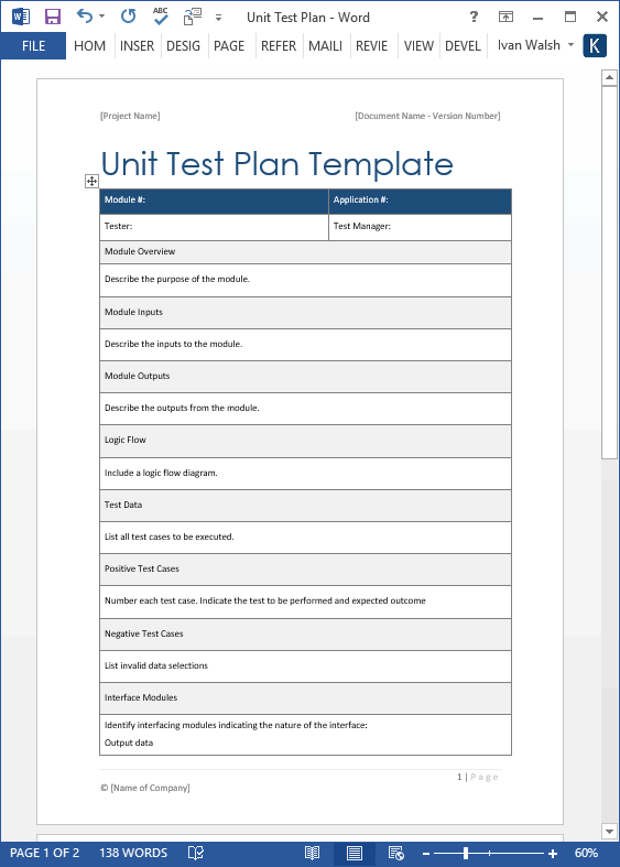 Software Testing Test Plan Types And Test Plan Template Images