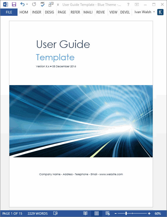 user-guide-template-ms-word-technical-writing-tools
